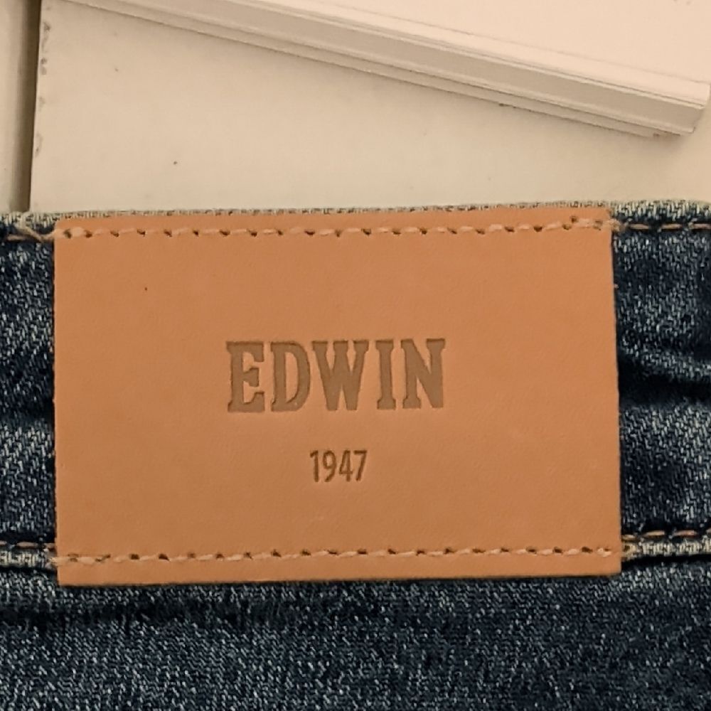 Edwin Dark Blue Flare Jeans - Picture 7 of 9